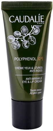 Caudalie Polyphenol C15 Creme für den Augenbereich und die Lippen gegen Falten und dunkle Augenringe