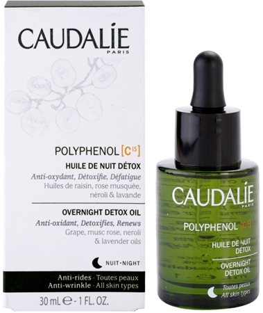Caudalie Polyphenol C15 aceite de noche desintoxicante antiarrugas
