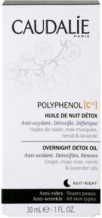 Caudalie Polyphenol C15 aceite de noche desintoxicante antiarrugas