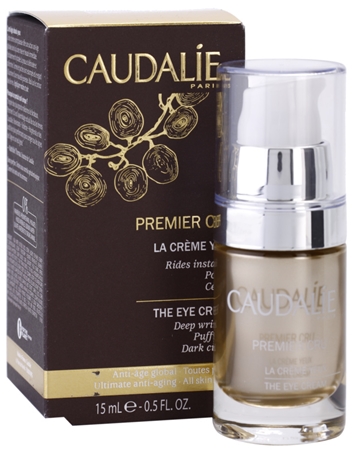 Caudalie Premier Cru zpevňující oční krém proti otokům a tmavým kruhům