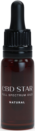 CBD Star Full Spectrum Oils Natural 10 % CBD podpora správného fungování organismu