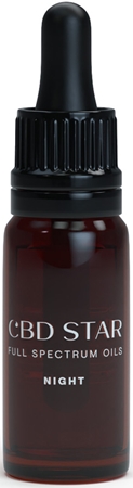 CBD Star Full Spectrum Oils Night 10 % CBD podpora spánku a regenerace