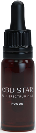 CBD Star Full Spectrum Oils Focus 10 % CBD podpora koncentrace a duševního výkonu