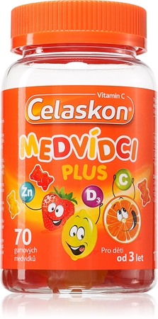 Celaskon Medvídci Plus gumoví medvídci pro podporu imunitního systému