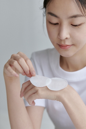 celimax Ji Woo Gae Heartleaf BHA Peeling Pad kuorivat laput rauhoittava vaikutus