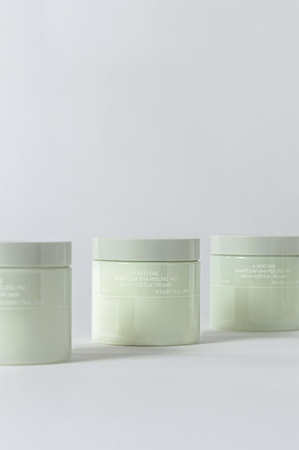 celimax Ji Woo Gae Heartleaf BHA Peeling Pad kuorivat laput rauhoittava vaikutus