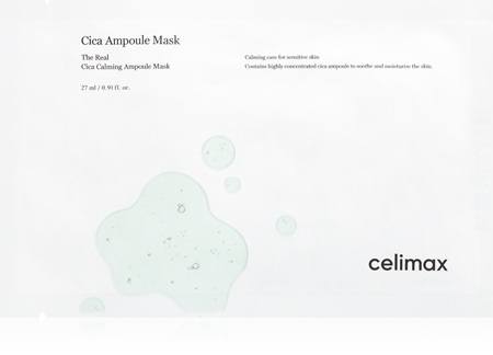 celimax The Real Cica intenzívna hydrogélová maska na upokojenie pleti