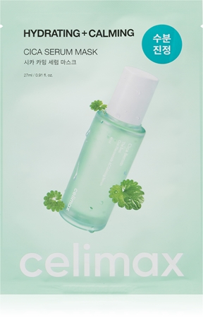 celimax The Real Cica masque hydrogel intense pour apaiser la peau