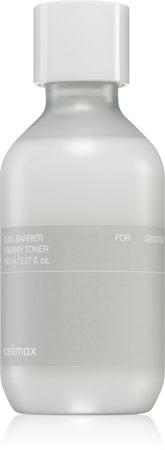 celimax Dual Barrier cream toner to soothe and strengthen sensitive