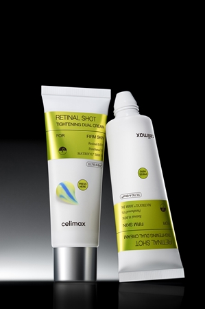 celimax Retinal Shot Tightening Dual Cream festigende Liftingcreme mit feuchtigkeitsspendender Wirkung