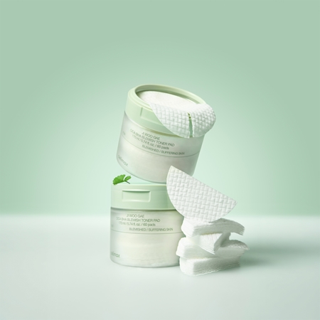 celimax Ji Woo Gae Cica BHA Blemish Toner Pad Exfoliating Pads for sensitive acne-prone skin