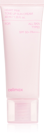 celimax Heart Pink Tone-Up Sun Cream krem do opalania do ujednolicenia kolorytu skóry