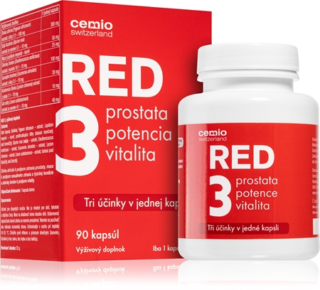 Cemio RED3 kapsle prostata, potence, vitalita