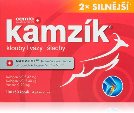 Cemio Kamzík kapsuly na výživu kĺbov a chrupaviek