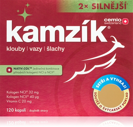 Cemio Kamzík kapsle pro výživu kloubů a chrupavek