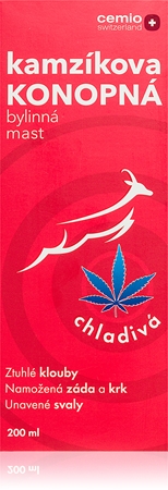 Cemio Kamzík’s Hemp Ointment Cooling maść ziołowa z efektem chłodzącym