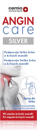 Cemio Angin Care Silver spray do ust przy bólu gardła