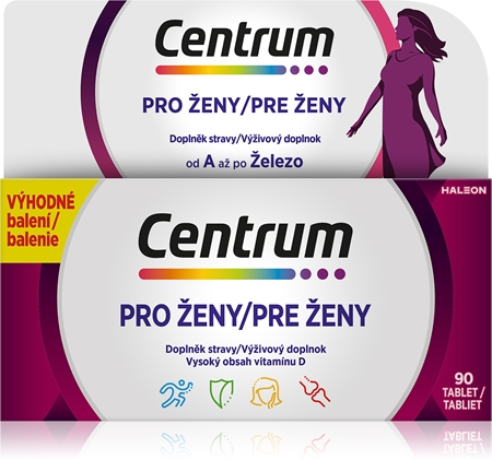 Centrum Pre ženy komplexný multivitamín s minerálmi