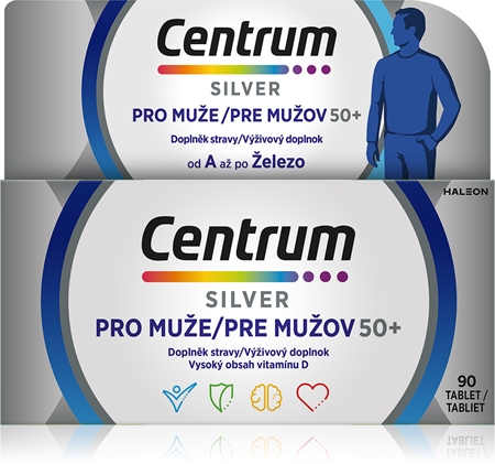 Centrum Multivitamín pro muže 50+ tablety s multivitamínovým komplexem