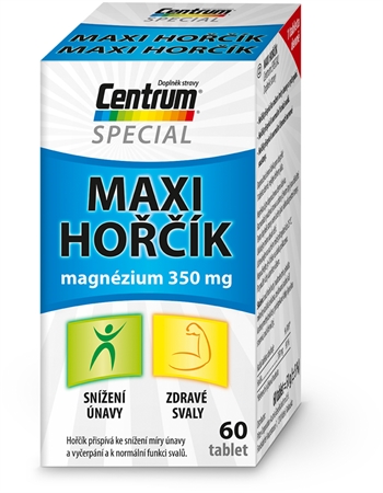 Centrum Special Maxi Hořčík doplněk stravy pro podporu snížení míry únavy a vyčerpání