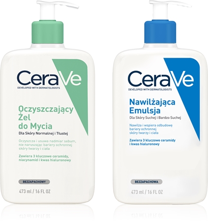 CeraVe Rutyna Pielęgnacyjna wygodne opakowanie do twarzy i ciała