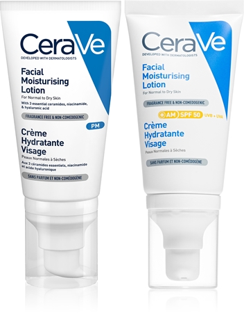 CeraVe Moisturizers Facial Moisturising Lotion ensemble pour une hydratation intense