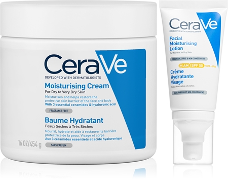 CeraVe Moisturizers ensemble pour une hydratation intense