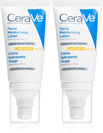 CeraVe Moisturizers Facial Moisturising Lotion ensemble pour une hydratation intense