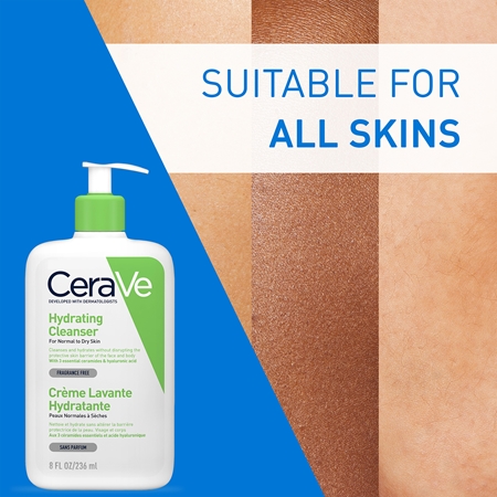CeraVe Cleansers Hydrating Cleanser cleansing emulsion with moisturising effect