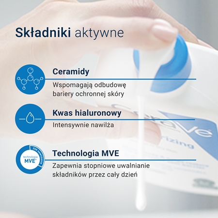 CeraVe Moisturizers Lotion mleczko nawilżające do twarzy i ciała do skóry suchej i bardzo suchej
