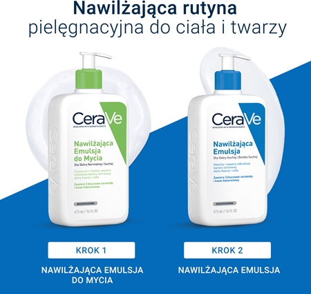 CeraVe Moisturizers Lotion mleczko nawilżające do twarzy i ciała do skóry suchej i bardzo suchej