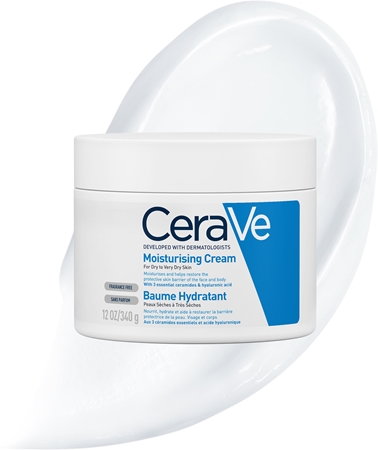 CeraVe Moisturizers crème hydratante visage et corps pour peaux sèches à très sèches