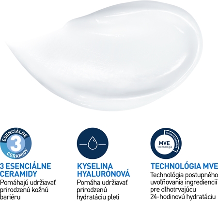CeraVe Moisturizers hydratačný krém na tvár a telo pre suchú až veľmi suchú pokožku