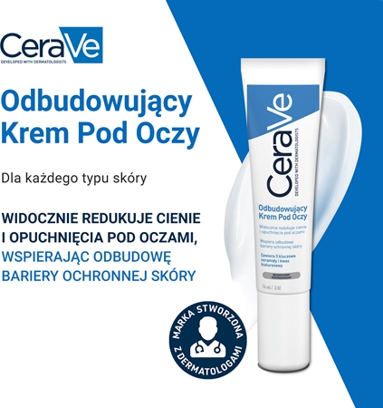 CeraVe Eye Repair Cream krem pod oczy przeciw obrzękom i cieniom