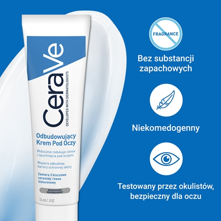 CeraVe Eye Repair Cream krem pod oczy przeciw obrzękom i cieniom