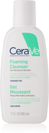 CeraVe Cleansers tisztító habzó gél normál és zsíros bőrre