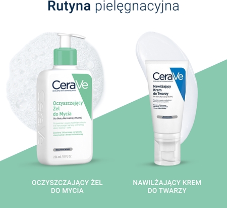 CeraVe Cleansers Foaming Cleanser pieniący się żel myjący dla skóry normalnej i tłustej