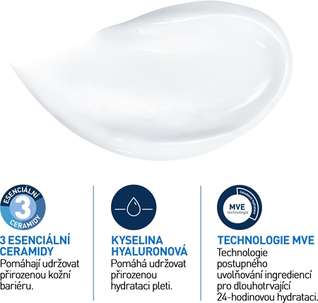 CeraVe Moisturizers hydratační krém na obličej a tělo pro suchou až velmi suchou pokožku