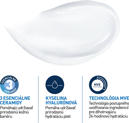 CeraVe Moisturizers hydratačný krém na tvár a telo pre suchú až veľmi suchú pokožku