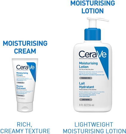 CeraVe Moisturizers Crema hidratanta pentru fata si corp pentru pielea uscata sau foarte uscata