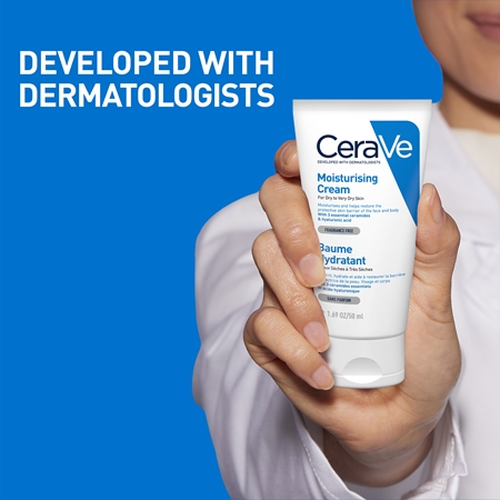 CeraVe Moisturizers hidratantna krema za lice i tijelo za suhu i vrlo suhu kožu