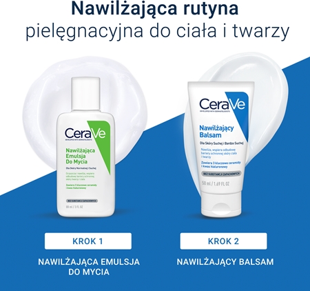 CeraVe Moisturizers nawilżający balsam do twarzy i ciała do skóry suchej i bardzo suchej