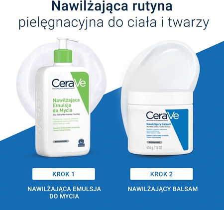 CeraVe Moisturizers nawilżający balsam do twarzy i ciała do skóry suchej i bardzo suchej