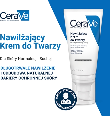 CeraVe Moisturizers kuracja nawilżająca do cery normalnej i suchej