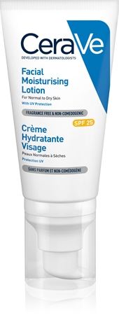 CeraVe Moisturizers Mitrinošs sejas krēms SPF 25