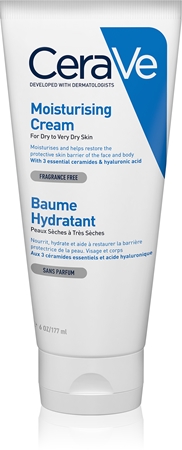 CeraVe Moisturizers hydratační krém na obličej a tělo pro suchou až velmi suchou pokožku
