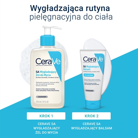 CeraVe SA nawilżający krem zmiękczający do skóry suchej i bardzo suchej