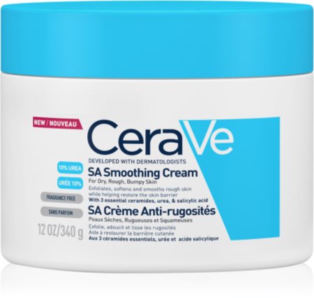 CeraVe SA зволожуючий помякшуючий крем для сухої та дуже сухої шкіри