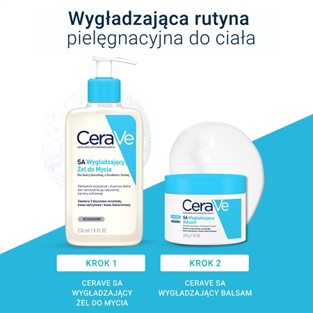 CeraVe SA nawilżający krem zmiękczający do skóry suchej i bardzo suchej