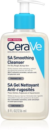 CeraVe SA gel detergente e ammorbidente per pelli normali e secche